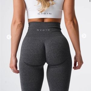 NVGTN Black Speckled Curve Seamless Leggings